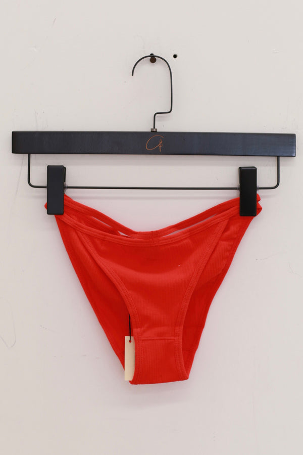 BASERANGE Ribbed Cotton Nida Briefs Portugal BAS-UNNI-RB-SU25-MY RED